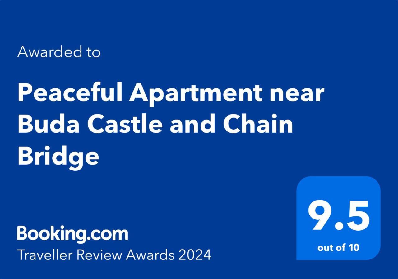 Peaceful Apartment Near Buda Castle And Chain Bridge Будапеща Екстериор снимка